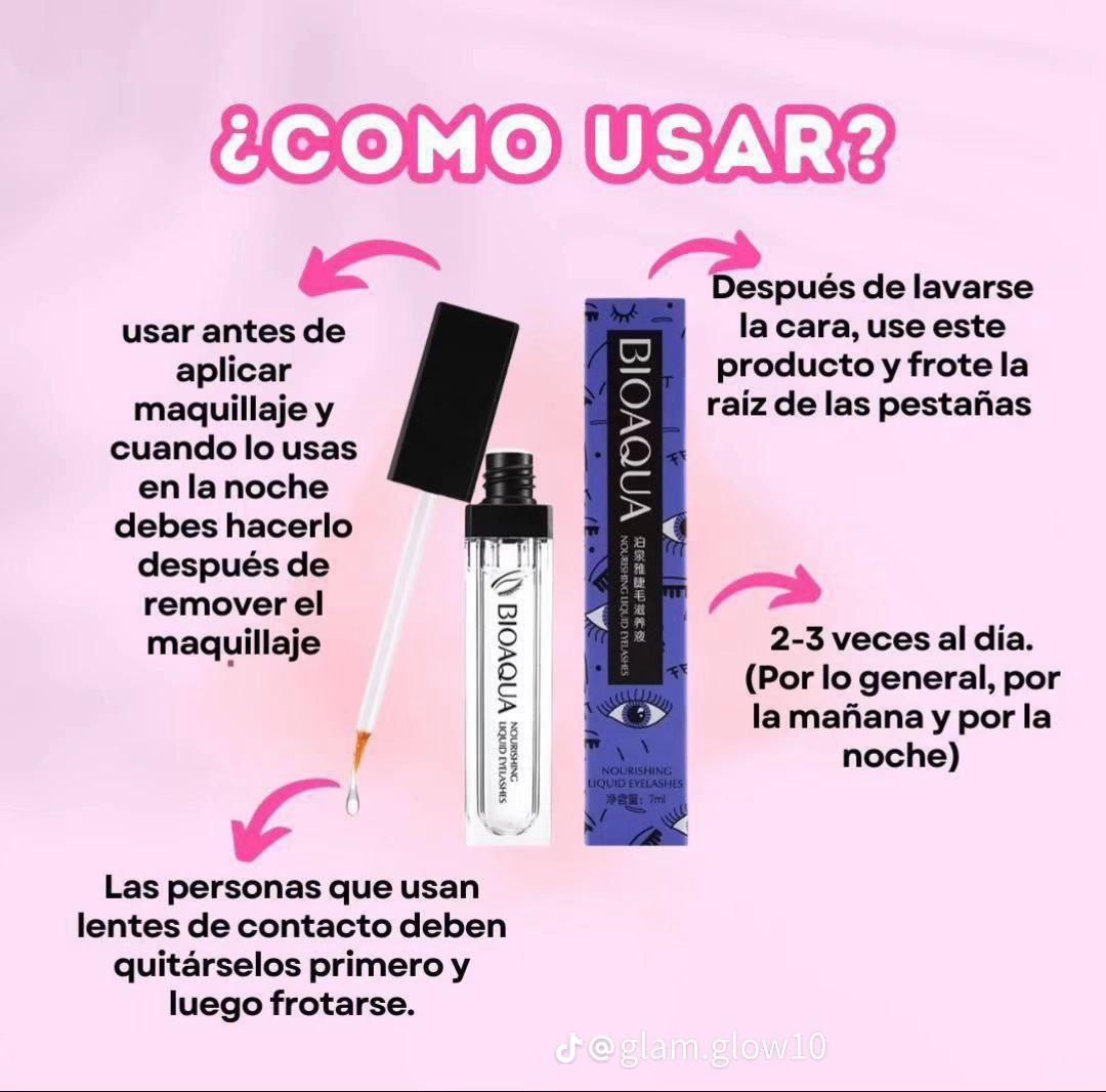 Sérum BIOAQUA para el crecimiento de pestañas 3x