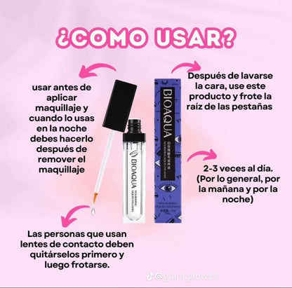 Sérum BIOAQUA para el crecimiento de pestañas 3x